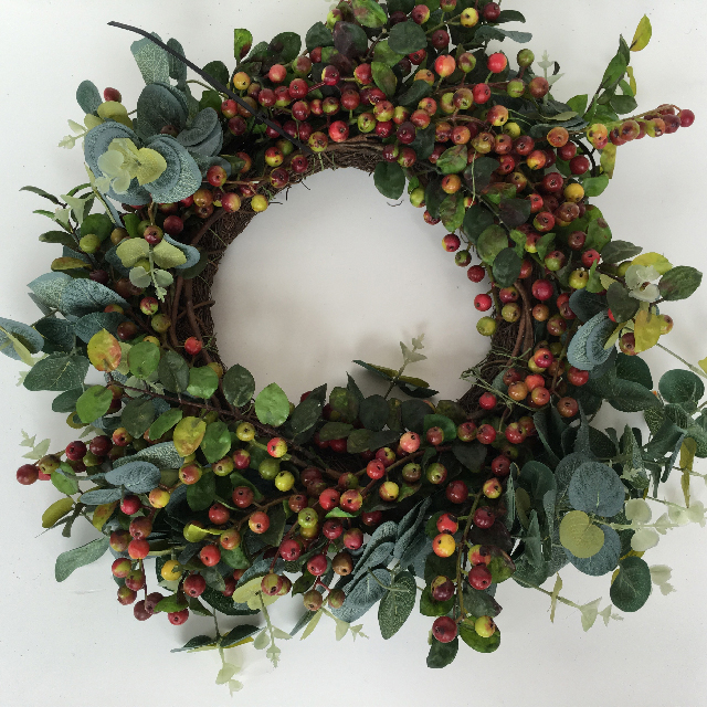 WREATH, Gum Leaves & Berries